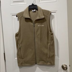 Columbia fleece vest men’s size small